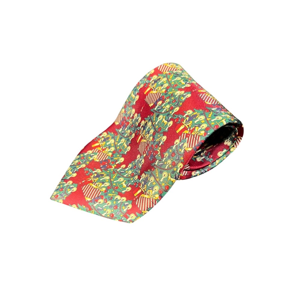 Santas Dream 100%‎ Silk Tie Men's Christmas Necktie